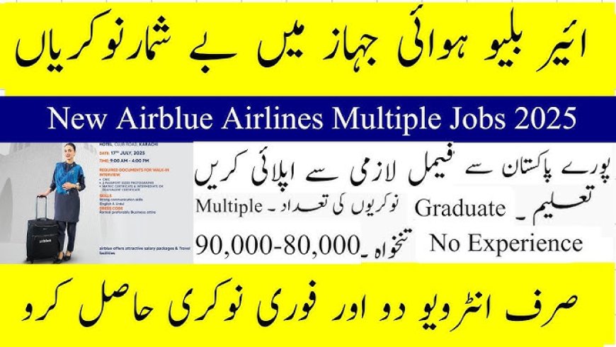 Airblue Pakistan Jobs Call Center Counselor