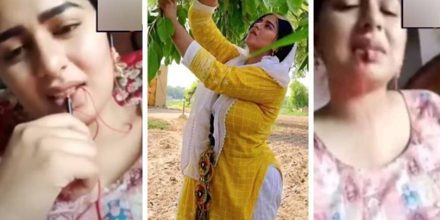 معروف ٹک ٹاکرعلیزے سحر کی غیر اخلاقی ویڈیو لیک ہونے کے بعدخود کشی کی خبروں کی حقیقت سامنے آ گئی