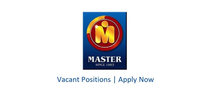 Master Group Of Industries Jobs September 2025