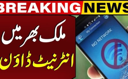 Internet in Pakistan Suddenly Slows Down to a Halt